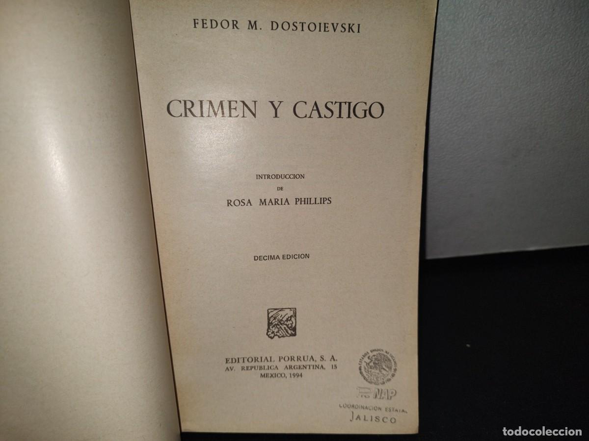 Libros de segunda mano: 73- CRIMEN Y CASTIGO - FEDOR M. DOSTOIEVSKI - Foto 3