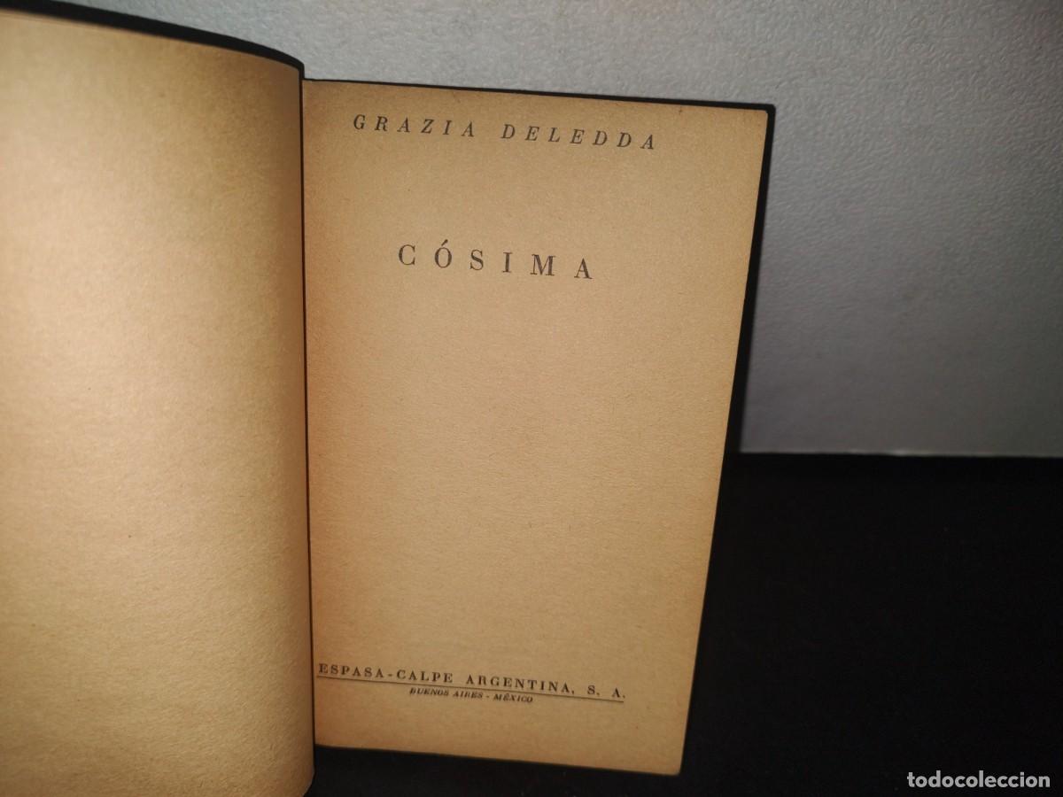 Libros de segunda mano: 73- C&Oacute;SIMA - GRAZIA DELEDDA - 1946 - Foto 3
