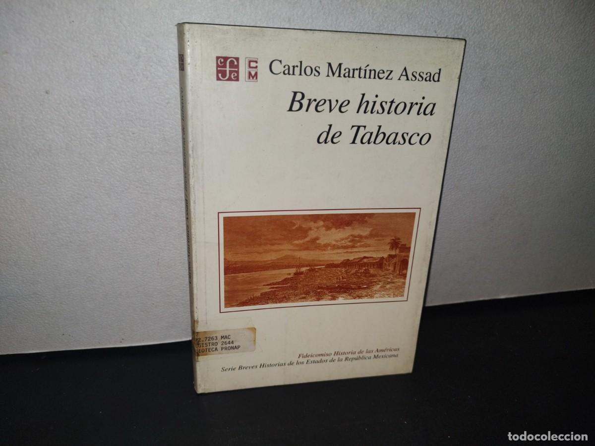Libros de segunda mano: 73- BREVE HISTORIA DE TABASCO - CARLOS MART&Iacute;NEZ ASSAD - Foto 1