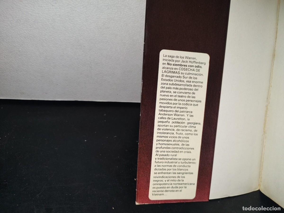 Libros de segunda mano: 73- COSECHA DE L&Aacute;GRIMAS - JACK HOFFENBERG - PRIMERA EDICI&Oacute;N 1977 - Foto 3