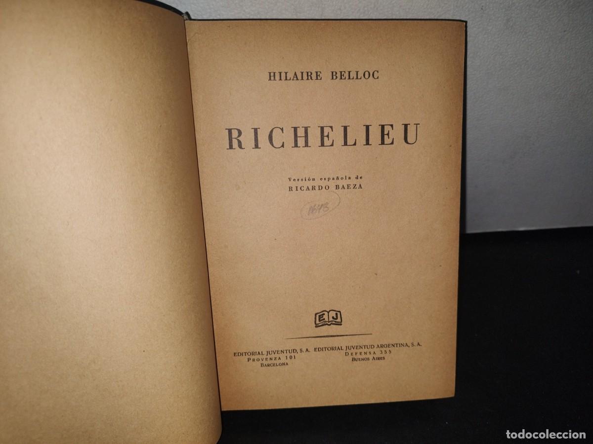 Libros de segunda mano: 35- RICHELIEU - HILAIRE BELLOC - 1942 - Foto 4