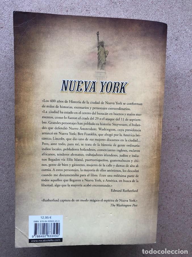 Libros de segunda mano: Nueva York / Edward Rutherfurd / Rocabolsillo Historia / - Foto 2