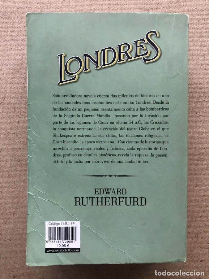 Libros de segunda mano: Londres / Edward Rutherfurd / Rocabolsillo Historia / - Foto 3