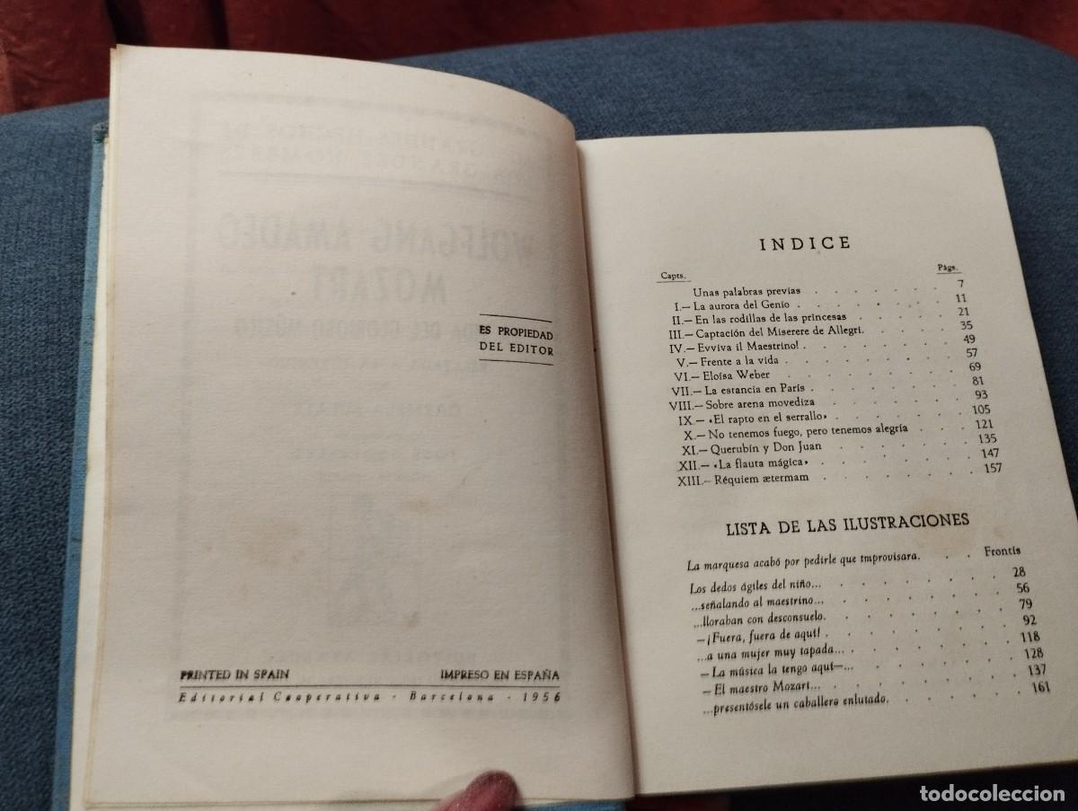 Libros de segunda mano: Libro Mozart Editorial Araluce 1956 - Foto 3