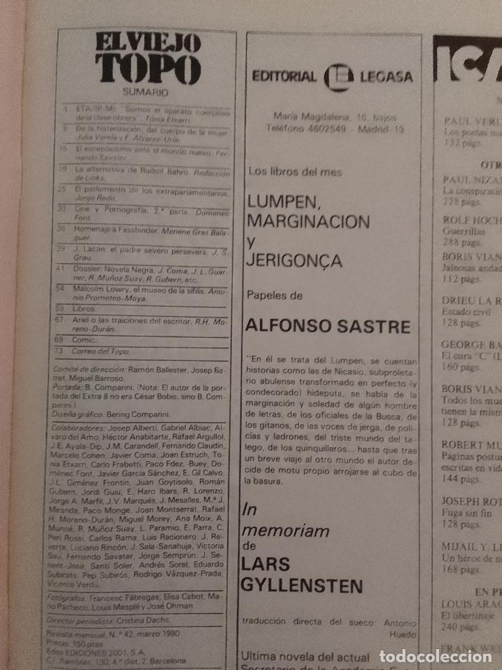 Libros de segunda mano: VV.AA.: El Viejo Topo n&ordm; 46 (julio 1980) - Foto 2
