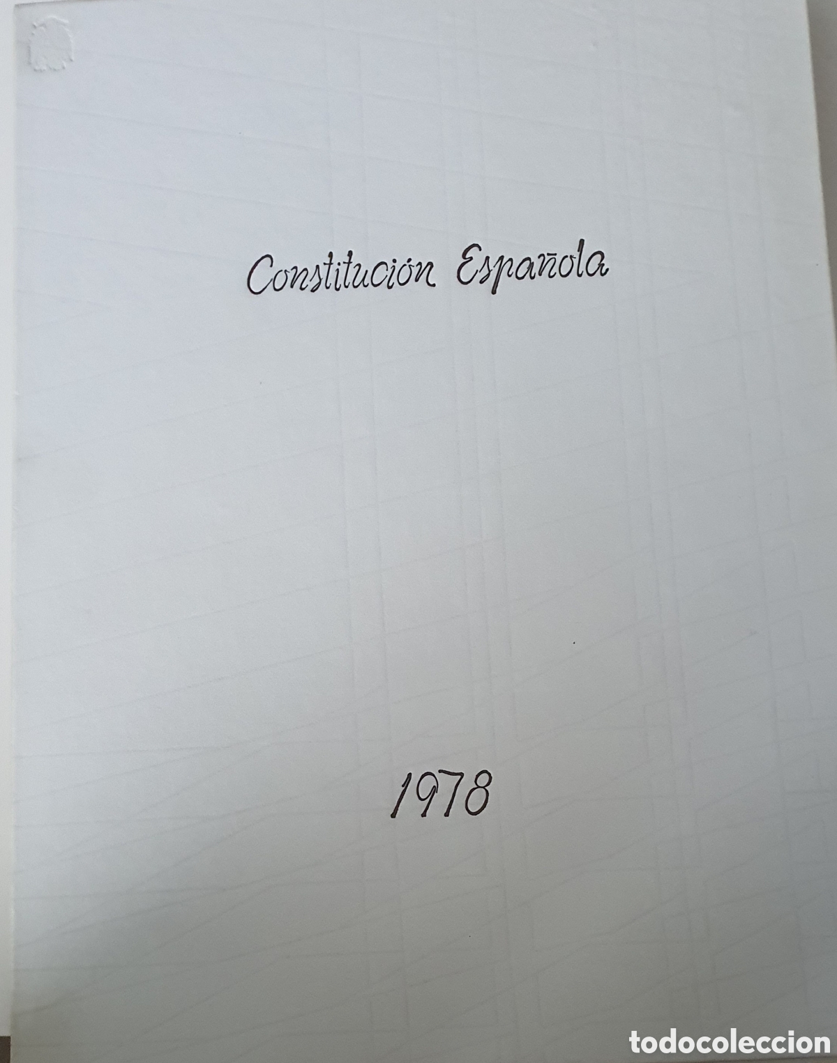 Libros de segunda mano: Edici&oacute;n limitada especial Constituci&oacute;n Espa&ntilde;ola 1978 - Foto 1