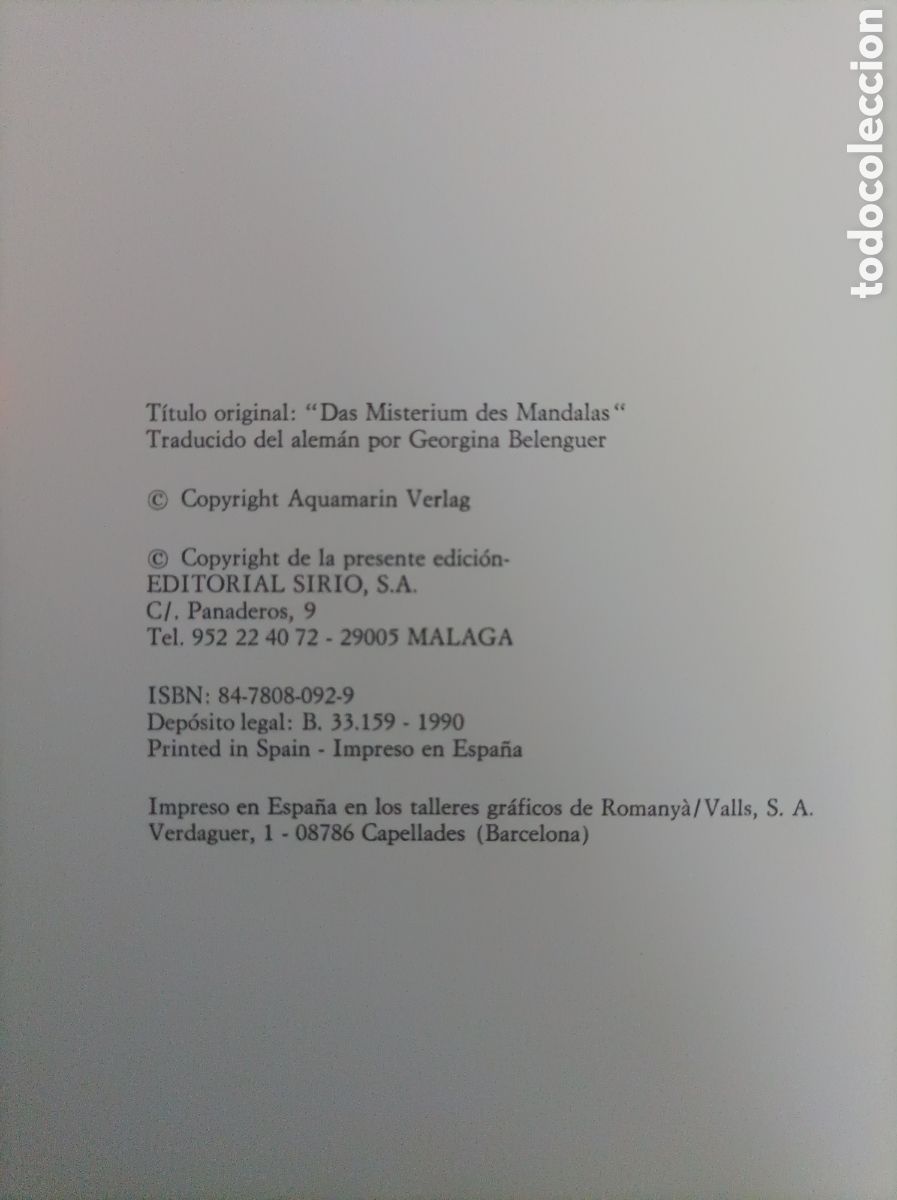 Libros de segunda mano: Los misterios del mandala / Heita Copony - Foto 3