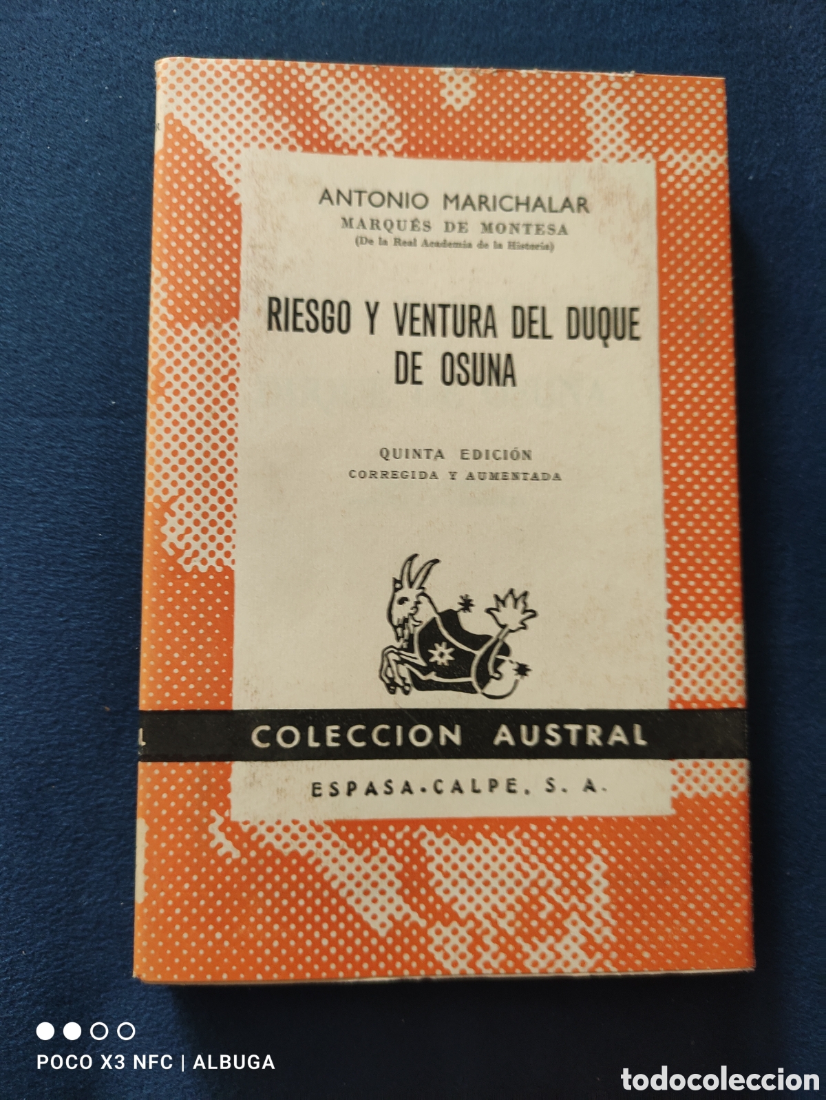 Libros de segunda mano: Riesgo y ventura del duque de Osuna - Foto 1