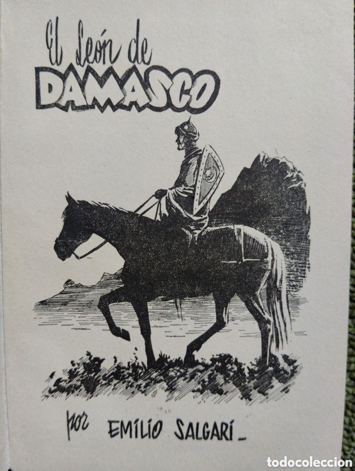 Libros de segunda mano: El le&oacute;n de Damasco, Emilio Salgari, Editorial Molino, 1956 - Foto 2