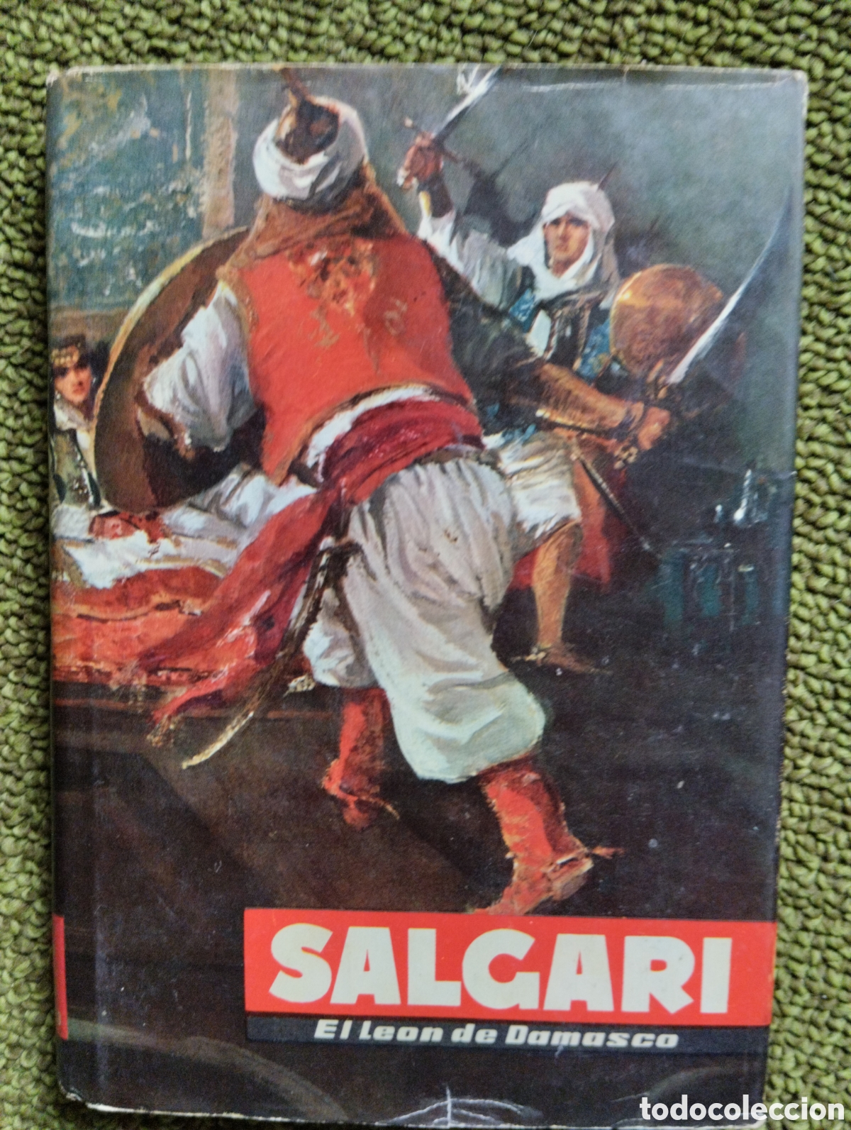 Libros de segunda mano: El le&oacute;n de Damasco, Emilio Salgari, Editorial Molino, 1956 - Foto 1