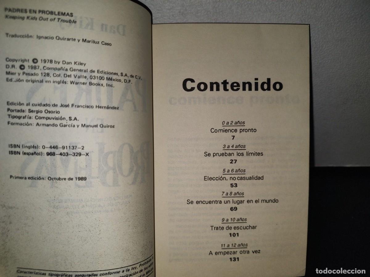 Libros de segunda mano: 74- PADRES EN PROBLEMAS - DAN KILEY - Foto 4