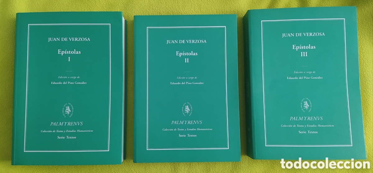 Libros de segunda mano: Ep&iacute;stolas. Juan de Verzosa. 2006. Tres tomos - Foto 1