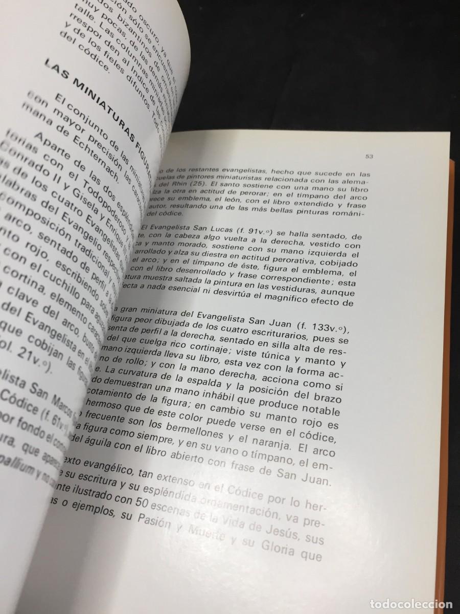 Libros de segunda mano: EL CODICE AUREO. Los Cuatro Evangelios. Siglo XI MATILDE LOPEZ SERRANO 1980 - Foto 7