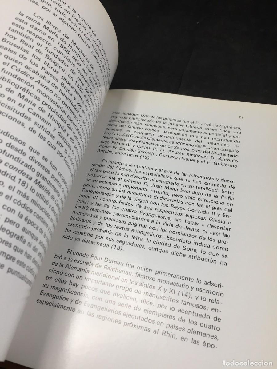 Libros de segunda mano: EL CODICE AUREO. Los Cuatro Evangelios. Siglo XI MATILDE LOPEZ SERRANO 1980 - Foto 13