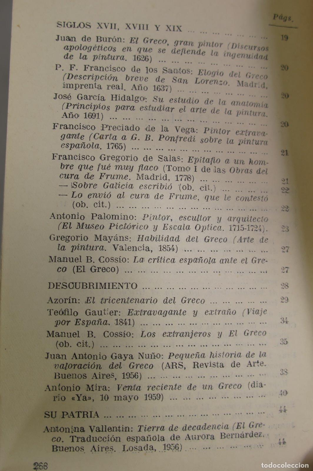 Libros de segunda mano: EL GRECO (Antolog&iacute;a) - Foto 3