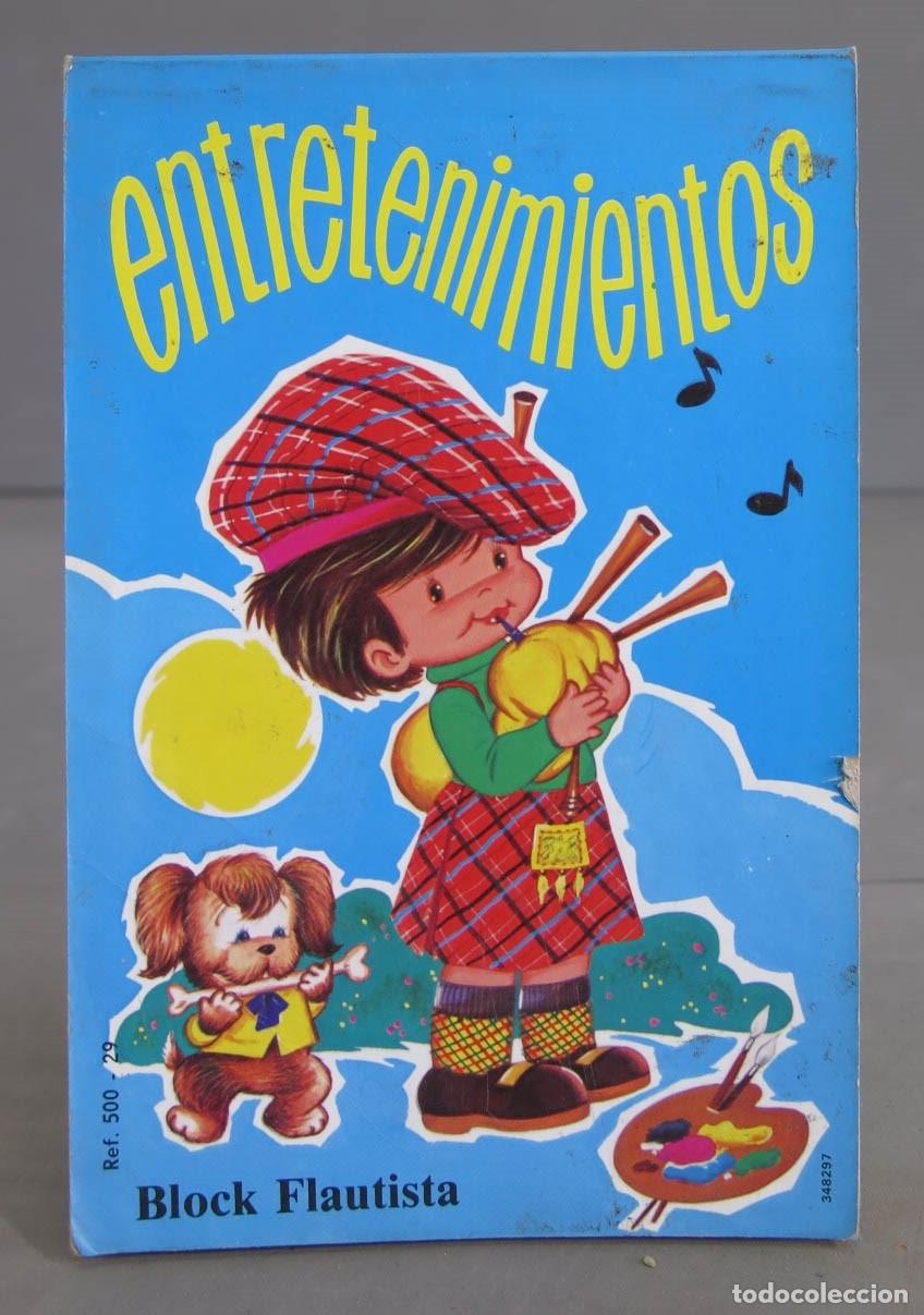 Libros de segunda mano: ENTRETENIMIENTOS. BLOCK FLAUTISTA - Foto 1
