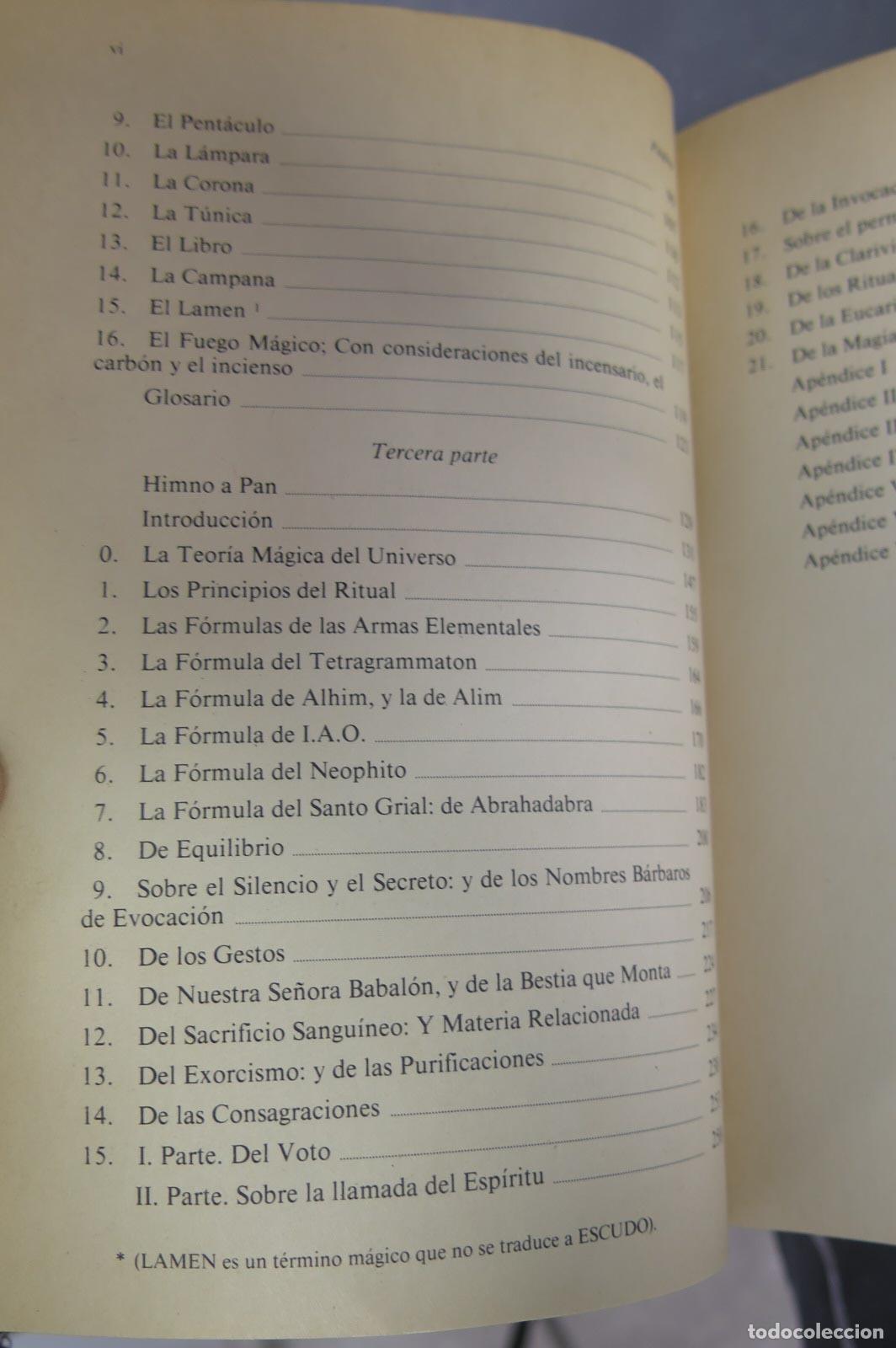 Libros de segunda mano: Magia en teor&iacute;a y pr&aacute;ctica. Crowley - Foto 3