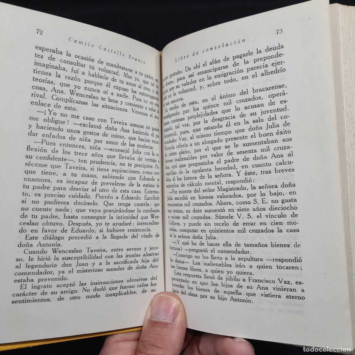 Libros de segunda mano: LIBRO DE CONSOLACION - CAMILO CASTELLO BRANCO - EDITORIAL DELFOS / 25.633 - Foto 6