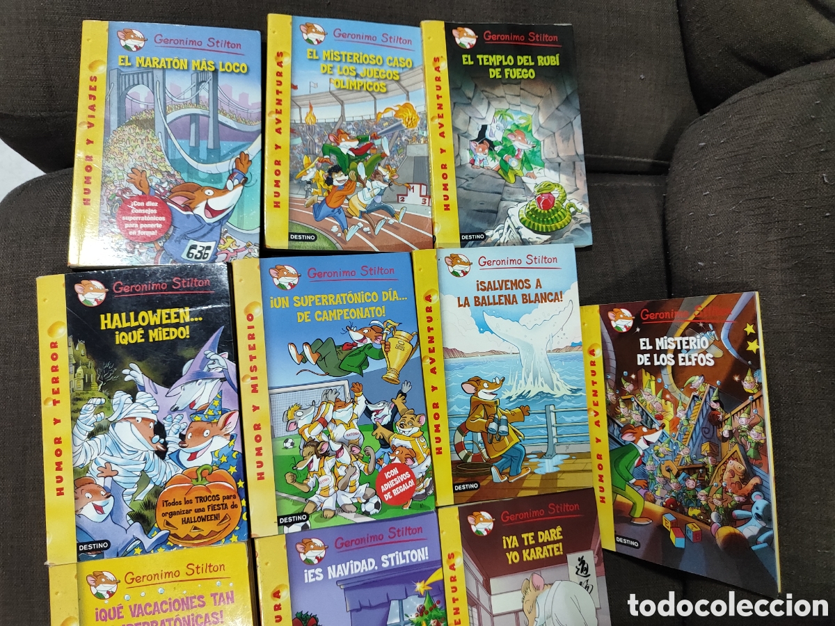 Libros de segunda mano: GER&Oacute;NIMO STILTON N&Uacute;MEROS MOSTRADOS - Foto 2