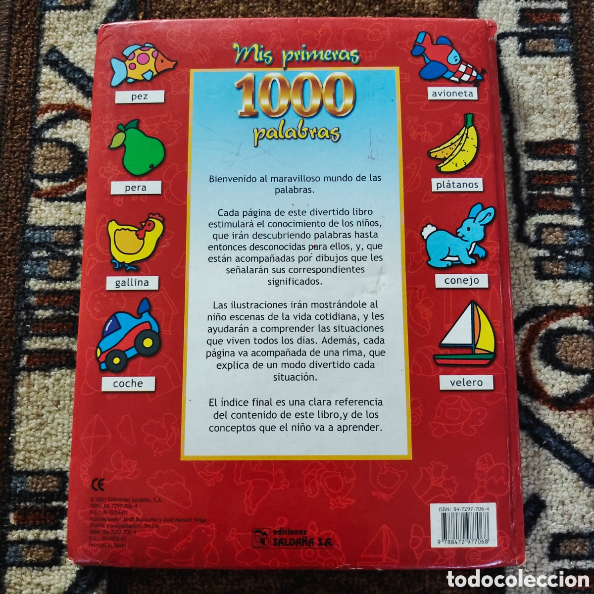 Libros de segunda mano: MIS PRIMERAS 1000 PALABRAS (ED. SALDA&Ntilde;A) - Foto 2