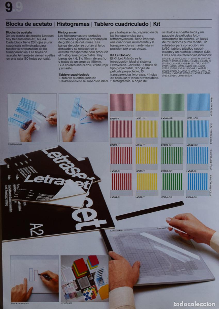 Libros de segunda mano: 1985. LETRASET. CAT&Aacute;LOGO COMERCIAL COMPLETO - Foto 5