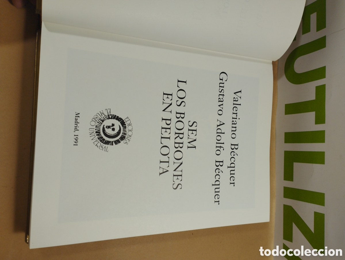 Libros de segunda mano: Valeriano B&eacute;cquer, Gustavo Adolfo B&eacute;cquer. SEM. Ediciones el museo universal. - Foto 2