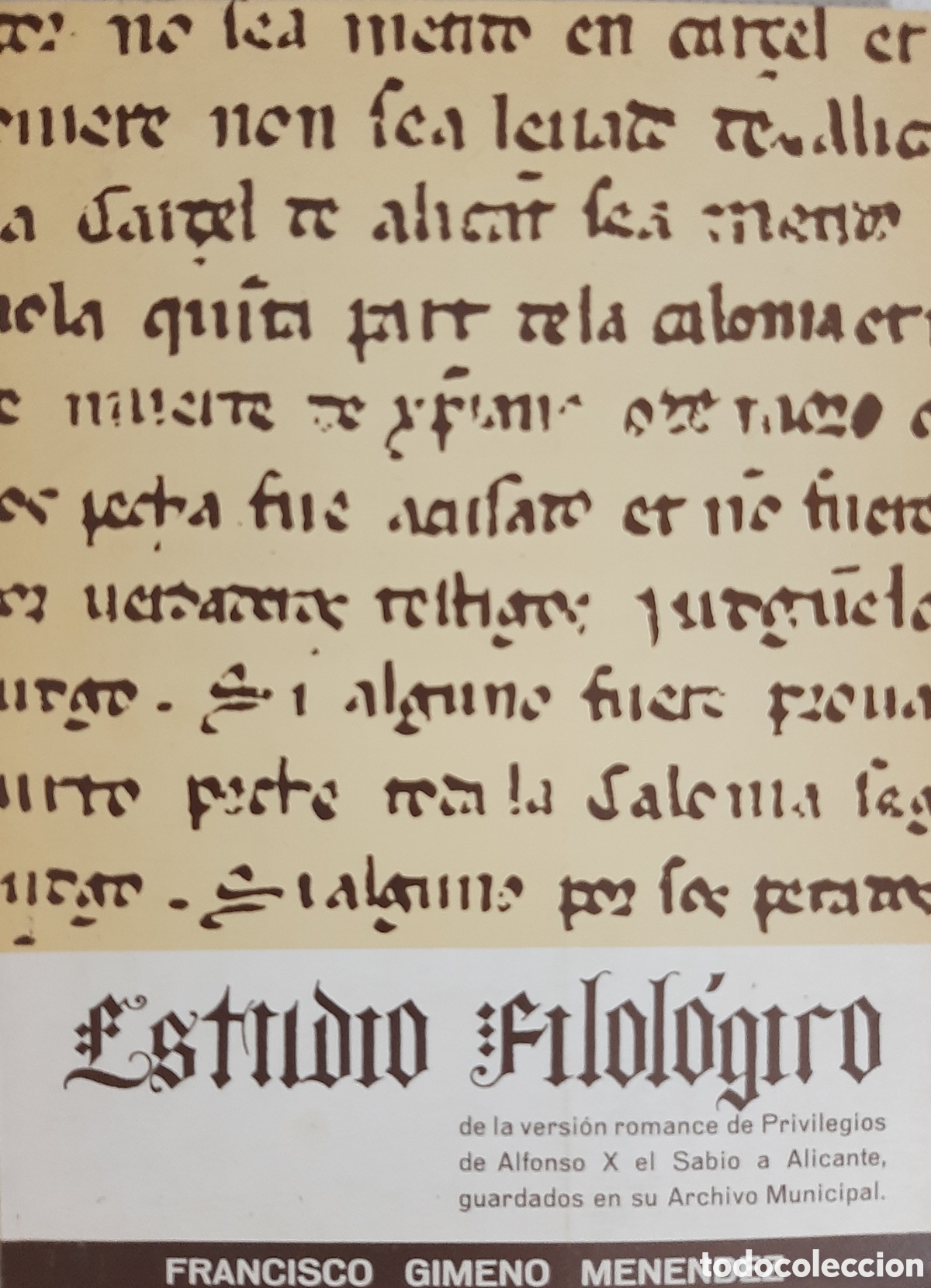 Libros de segunda mano: PRIVILEGIOS DE ALFONSO X A ALICANTE - Foto 1