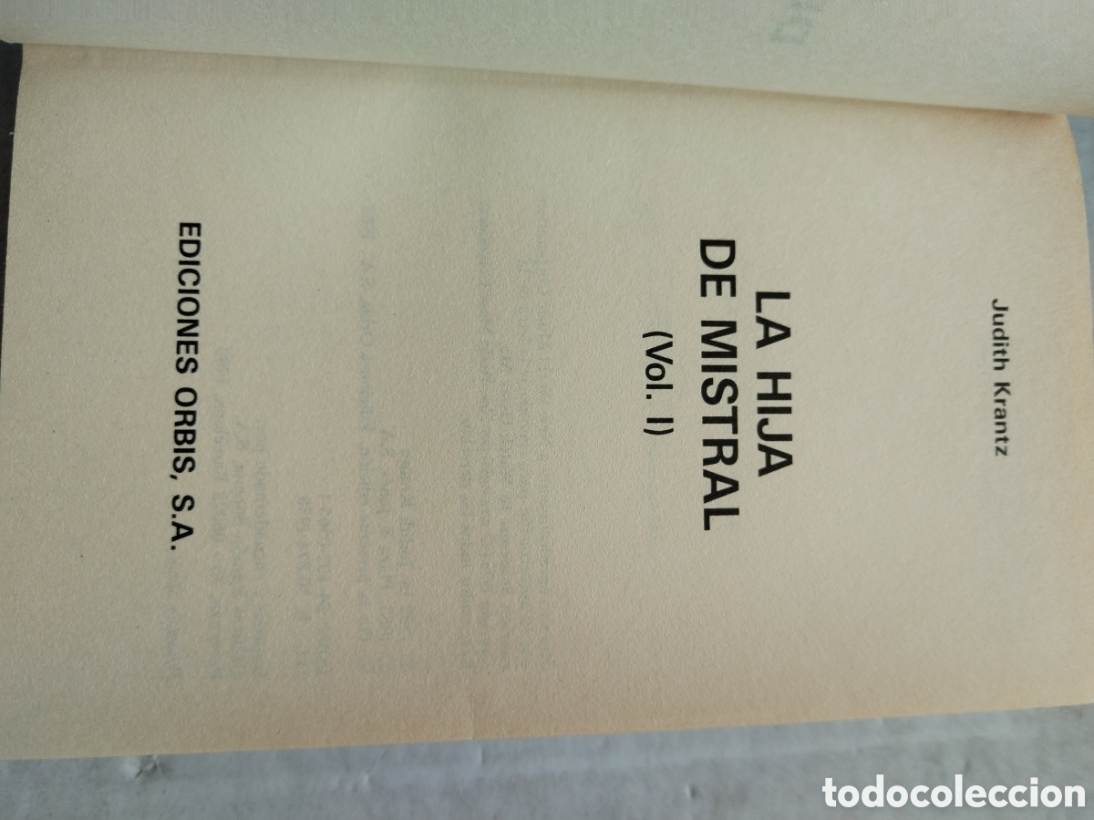 Libros de segunda mano: LA HIJA DE MISTRAL 2 TOMOS/ - Foto 3