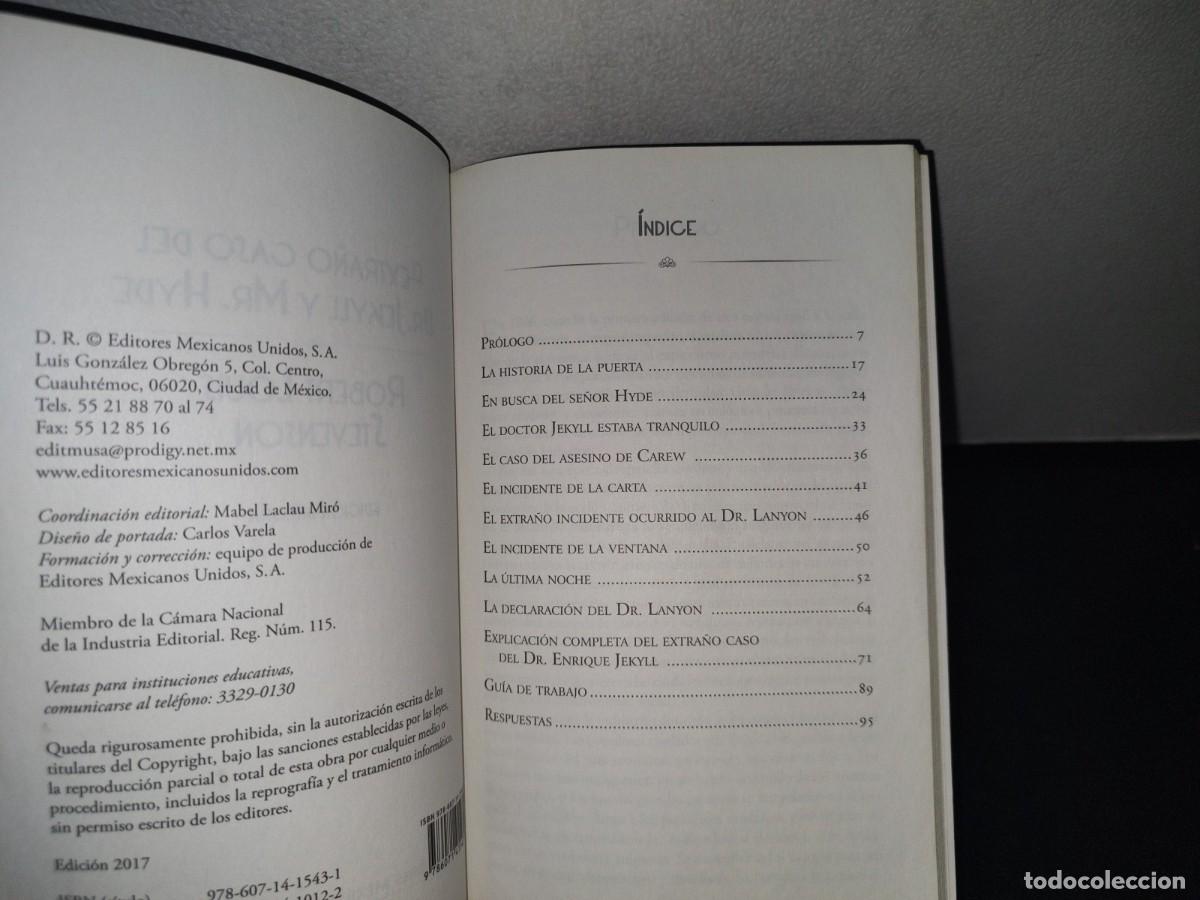 Libros de segunda mano: 13- EL EXTRA&Ntilde;O CASO DEL DR. JEKYLL Y MR. HYDE - ROBERT L. STEVENSON - Foto 4