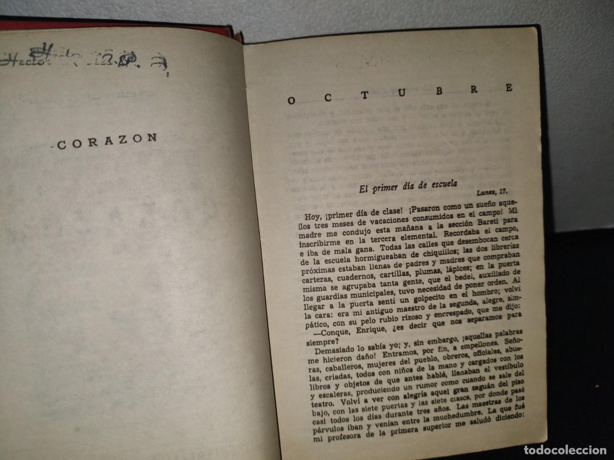 Libros de segunda mano: 13- CORAZ&Oacute;N - EDMUNDO DE AMICIS - 1984 - Foto 4