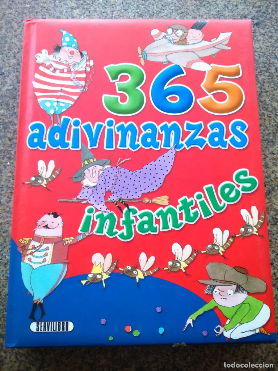 Libros de segunda mano: 365 ADIVINANZAS INFANTILES -- SERVILIBRO EDICIONES -- - Foto 1
