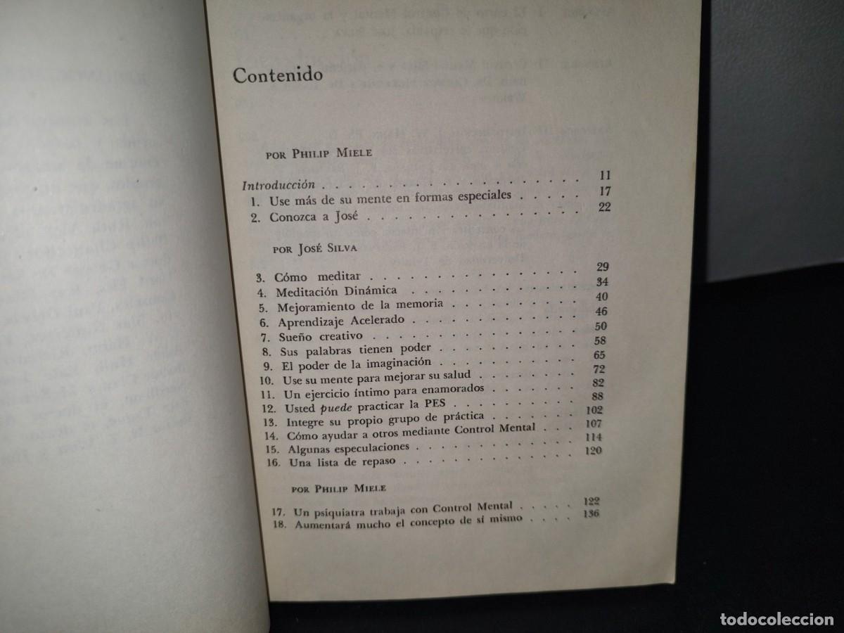 Libros de segunda mano: 13- EL M&Eacute;TODO SILVA DE CONTROL MENTAL - JOS&Eacute; SILVA - Foto 5