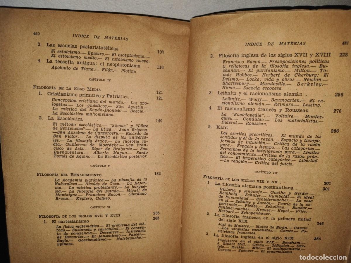 Libros de segunda mano: 13- HISTORIA DE LA FILOSOF&Iacute;A - ERNST VON ASTER - 1943 - Foto 7
