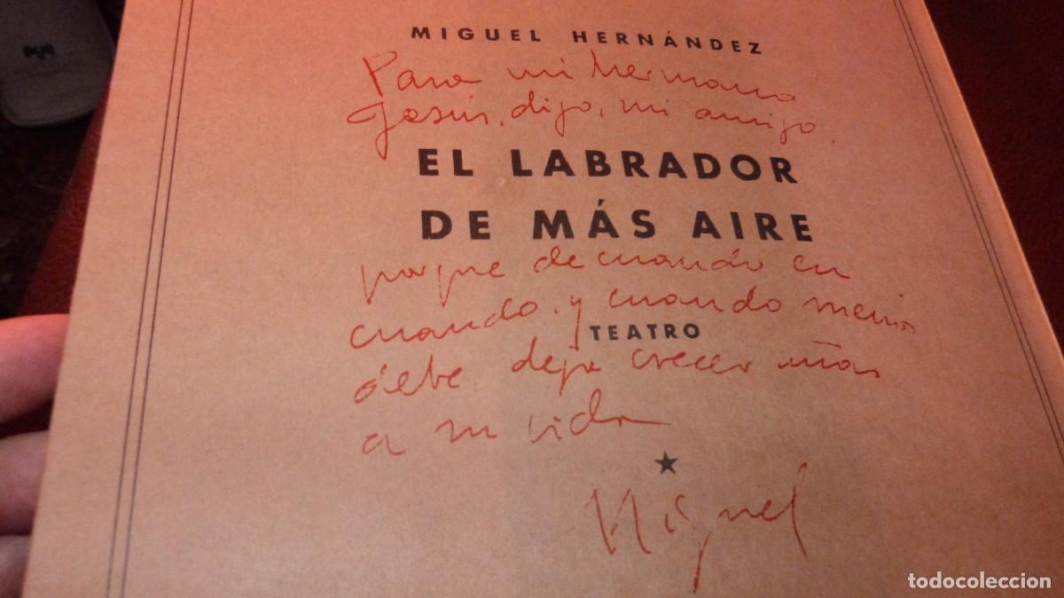 Libros de segunda mano: DOCUMENTA- MIGUEL HERNANDEZ -1985. GENERALITAT VALENCIANA 91 PP. RUSTICA. - Foto 3