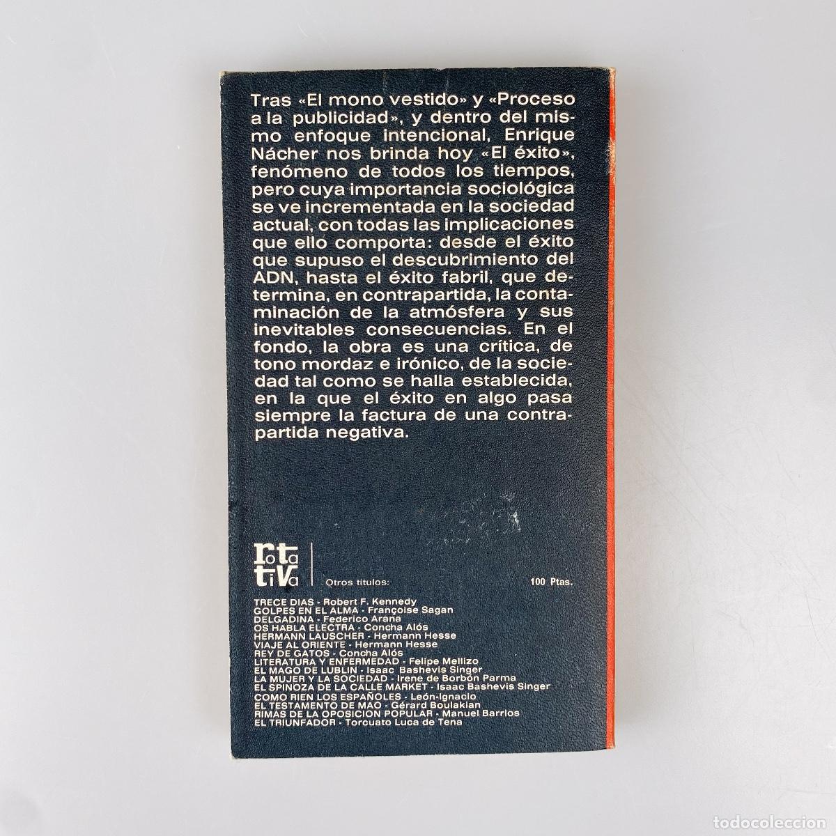Libros de segunda mano: El &eacute;xito. Enrique Nacher. - Foto 2