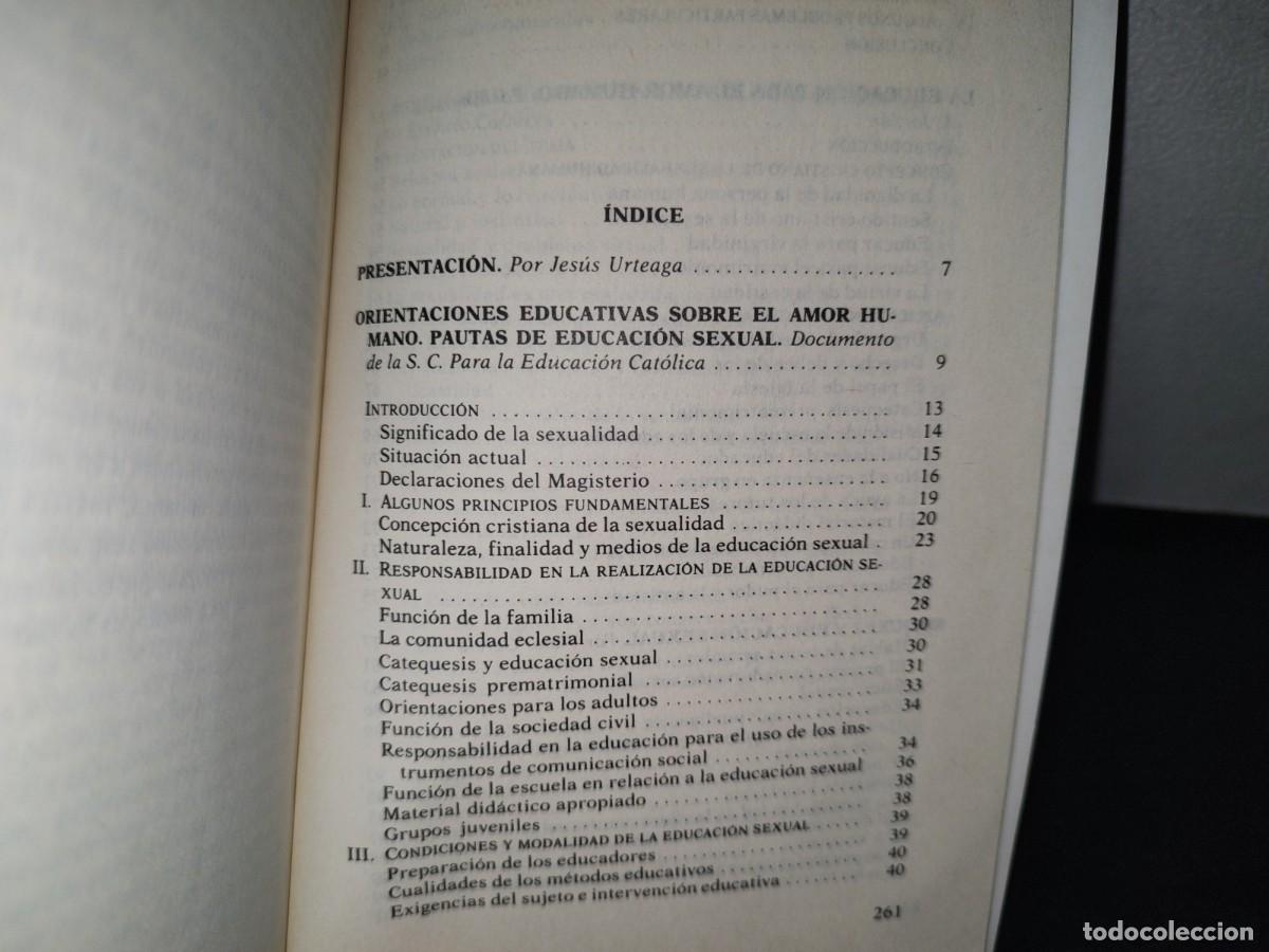 Libros de segunda mano: 32- LA EDUCACI&Oacute;N SEXUAL - EDITORIAL MINOS - Foto 6