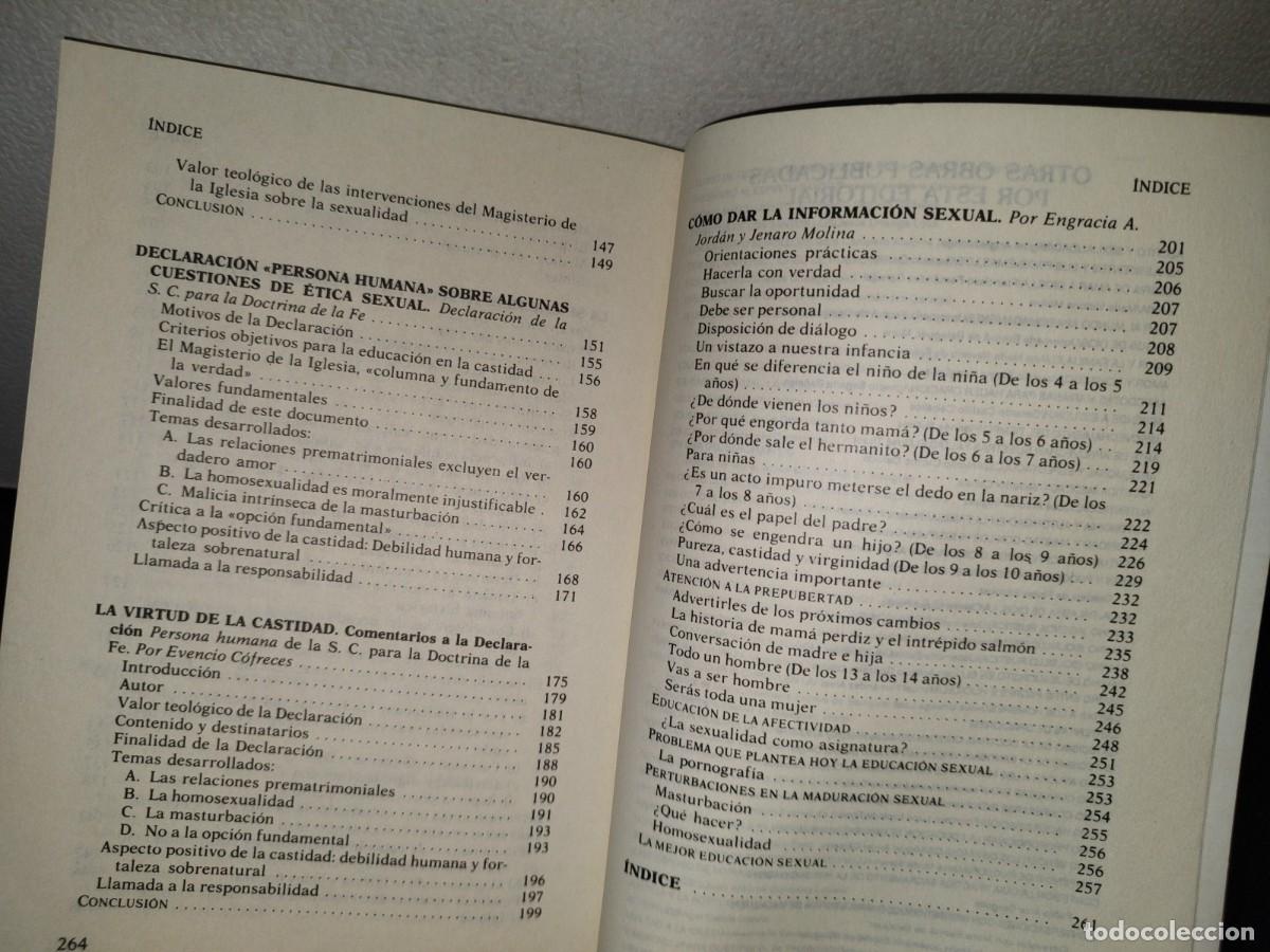 Libros de segunda mano: 32- LA EDUCACI&Oacute;N SEXUAL - EDITORIAL MINOS - Foto 8