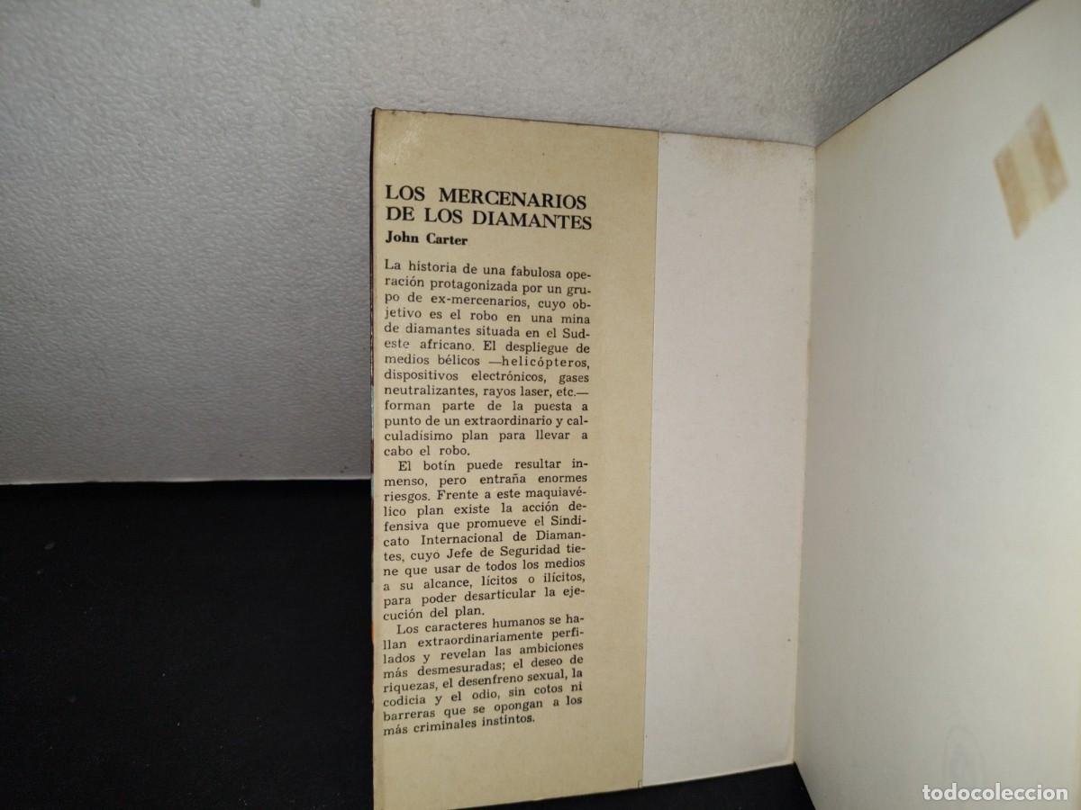 Libros de segunda mano: 32- LOS MERCENARIOS DE LOS DIAMANTES - JOHN CARTER - 1976 - Foto 3