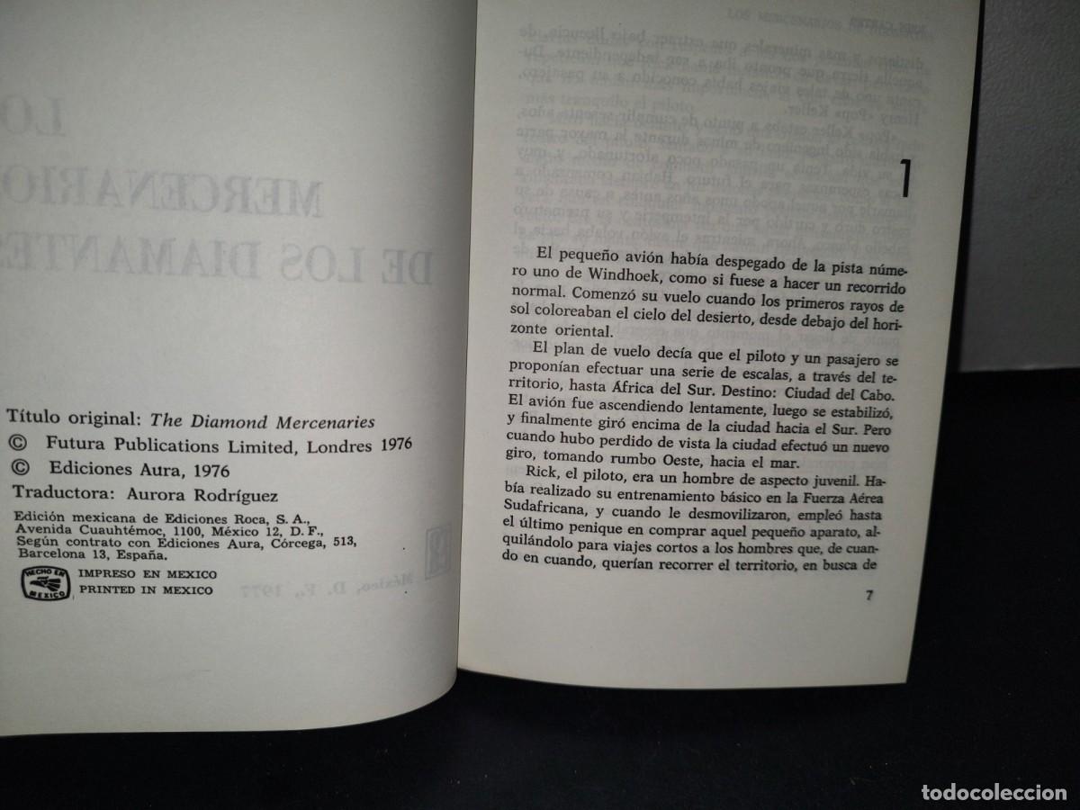 Libros de segunda mano: 32- LOS MERCENARIOS DE LOS DIAMANTES - JOHN CARTER - 1976 - Foto 5
