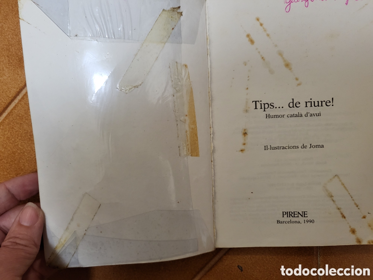 Libros de segunda mano: TIPS DE RIURE! - HUMOR CATAL&Agrave; - (1a ed 1990) PIRENE - en catal&aacute;n - Foto 2