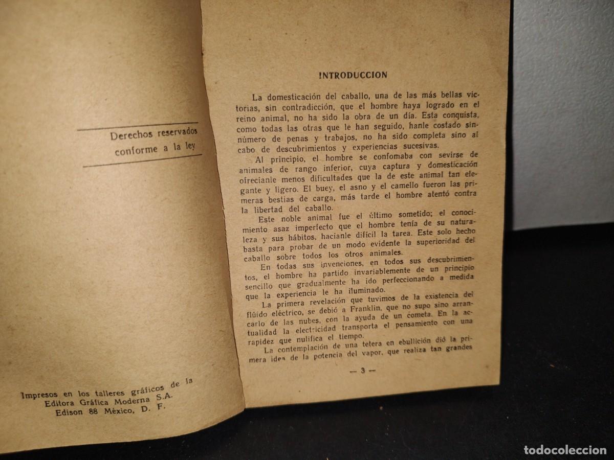 Libros de segunda mano: 33- NO. 15. C&Oacute;MO DOMAR CABALLOS - J. S. RAREY - 1961 - Foto 4
