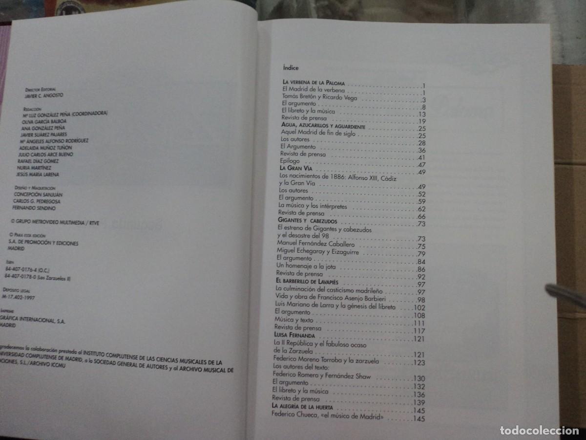 Libros de segunda mano: Historia de las Zarzuelas 2 tomos a&ntilde;o 1997 - Foto 3