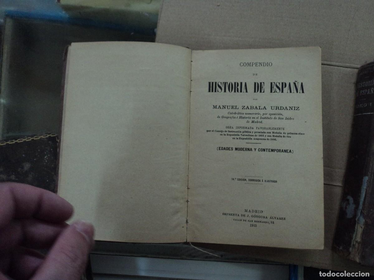 Libros de segunda mano: Historia de Espa&ntilde;a - Zabala - 2 tomos - Foto 2