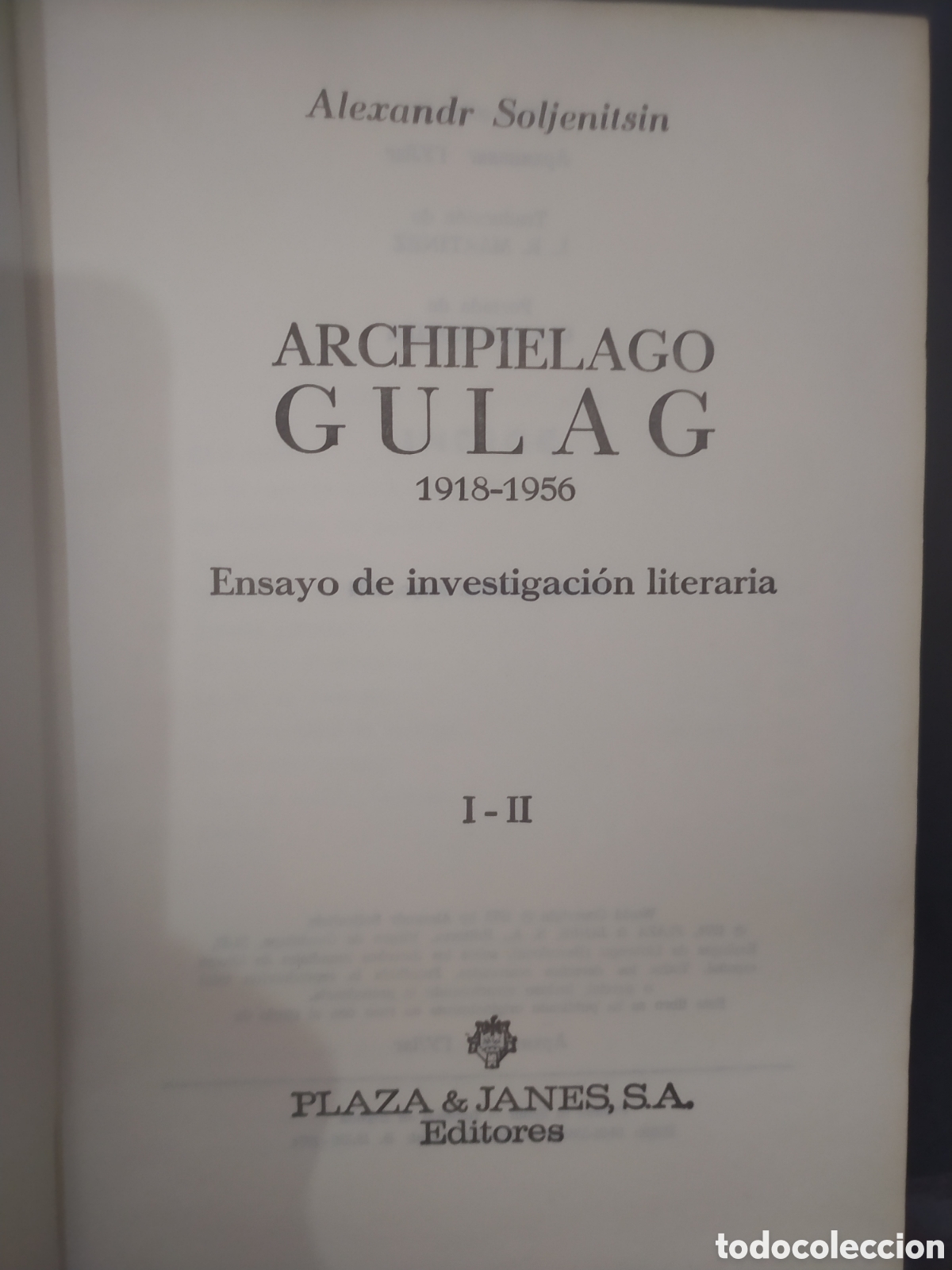 Libros de segunda mano: Archipi&eacute;lago gulag Alexandr soljenitsin - Foto 3