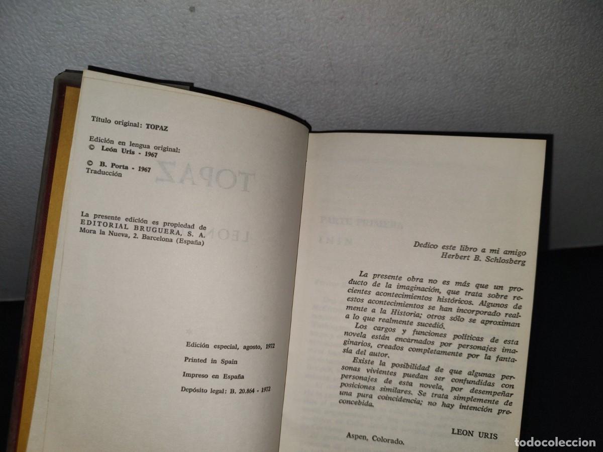 Libros de segunda mano: 33- TOPAZ - LEON URIS - Foto 4
