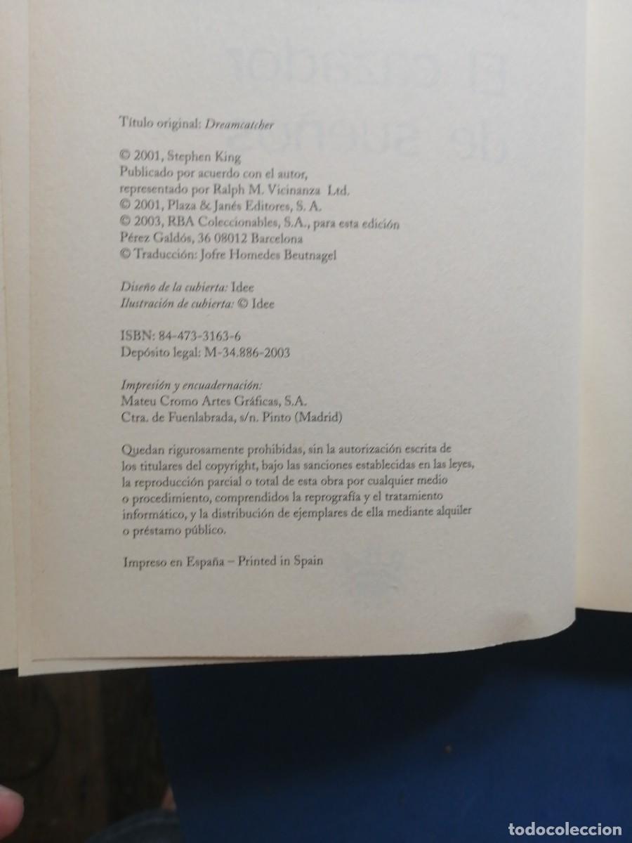 Libros de segunda mano: El cazador de sue&ntilde;os por Stephen King - Foto 5