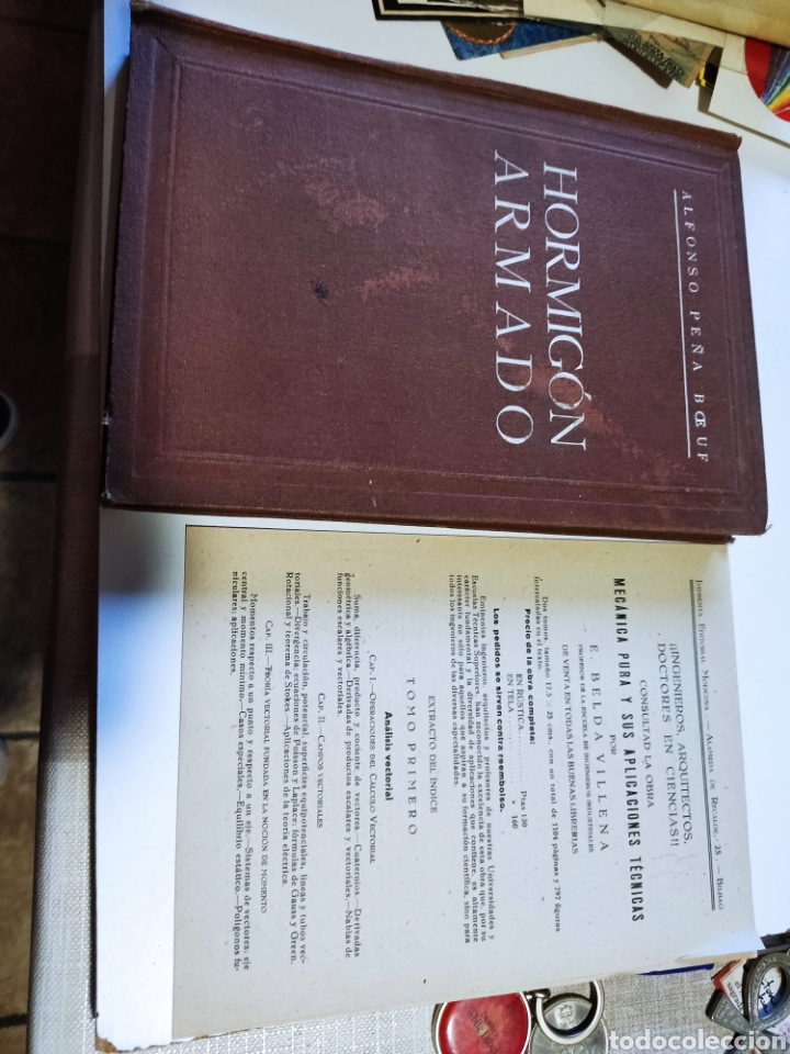 Libros de segunda mano: Libro hormig&oacute;n armado de Alfonso Pe&ntilde;a Boeuf 1940 - Foto 1