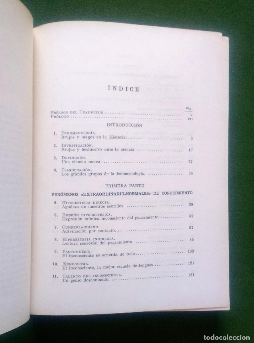 Libros de segunda mano: EL ROSTRO OCULTO DE LA MENTE - OSCAR G.-QUEVEDO - 1971 - Foto 2