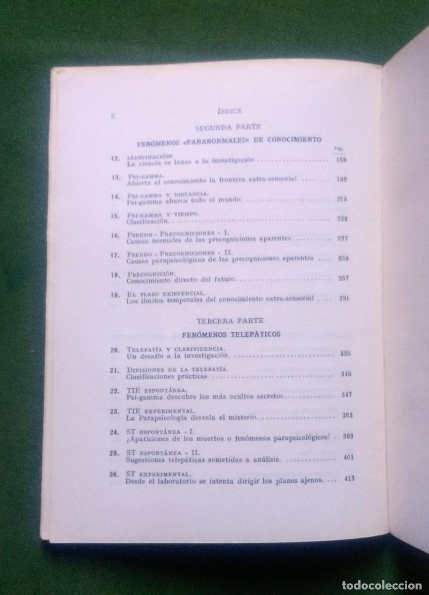 Libros de segunda mano: EL ROSTRO OCULTO DE LA MENTE - OSCAR G.-QUEVEDO - 1971 - Foto 3