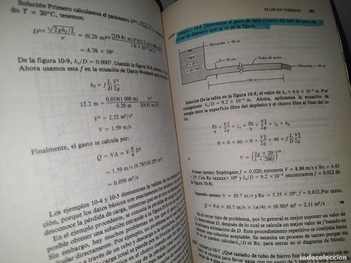 Libros de segunda mano: 30- MEC&Aacute;NICA DE FLUIDOS - A. ROBERSON / C. T. CROWE - Foto 8